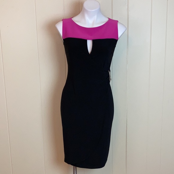 Joseph Ribkoff Sexy Knit Sheath Party Dress 4 - Picture 2 of 10
